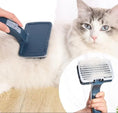 Bild in Galerie-Betrachter laden, Selbstreinigenden Katzenkamm kaufen – mit Schiebeknopf & einfacher Haarentfernung - CagillyPaw e.U.