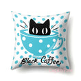 Bild in Galerie-Betrachter laden, Schnurriger Kissenbezug Mit Süßen Katzenmotiven 45x45 cm - CagillyPaw e.U.