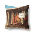 Bild in Galerie-Betrachter laden, Schnurriger Kissenbezug Mit Süßen Katzenmotiven 45x45 cm - CagillyPaw e.U.