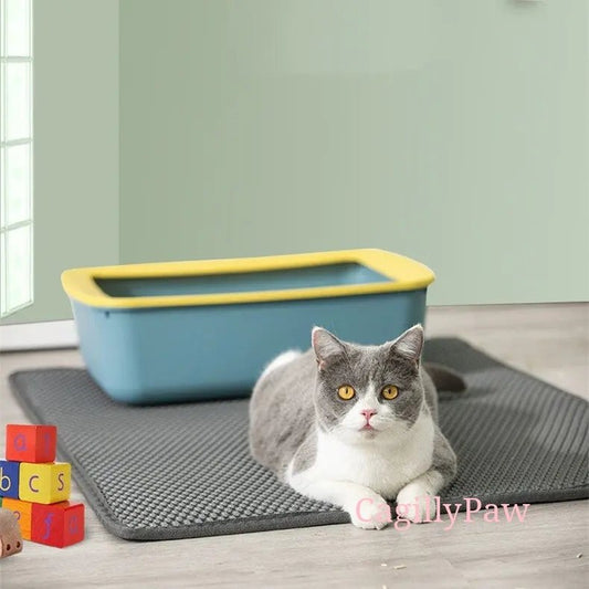 AquaMatte - Wasserdichter Streu - Schutz für Katzenpflege - CagillyPaw e.U.