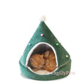Bild in Galerie-Betrachter laden, Weihnachtsfell - Haus für Katzen und Hunde im Festlichen Design - CagillyPaw e.U.