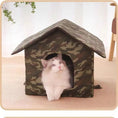 Bild in Galerie-Betrachter laden, Isoliertes Katzenhaus für draußen kaufen – Regenfest & Waschbar - CagillyPaw e.U.