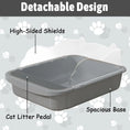 Bild in Galerie-Betrachter laden, Katzenklo Mit Hohen Seiten Und Gittergang Kaufen – Sauberkeit & Komfort Für Ihre Katze - CagillyPaw e.U.