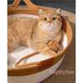 Bild in Galerie-Betrachter laden, Katzenkorb kaufen – Stilvoller & Bequemer Rückzugsort - CagillyPaw e.U.