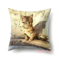 Bild in Galerie-Betrachter laden, Schnurriger Kissenbezug Mit Süßen Katzenmotiven 45x45 cm - CagillyPaw e.U.