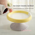 Bild in Galerie-Betrachter laden, Katzen Eiscreme - Fressnapf aus Keramik kaufen – Stilvoll - CagillyPaw e.U.