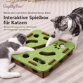 Bild in Galerie-Betrachter laden, Katzen Intelligenzspielzeug aus Filz – Interaktive Spielbox mit Bällen - CagillyPaw e.U.