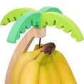 Bild in Galerie-Betrachter laden, Cross-border New Wooden Banana Rack Household Storage Rack Living Room Fruit Storage Rack Artificial Leaf Fruit Vertical Rack CagillyPaw e.U.