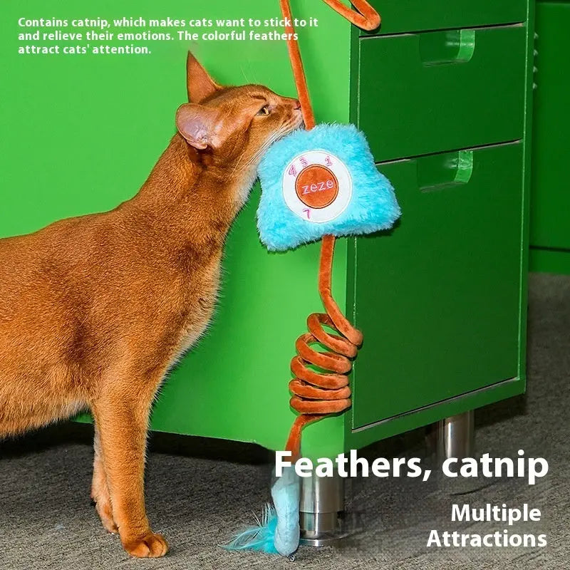 Springendes Katzenspielzeug mit Duft – Baldrian & Katzenminze Product vendor
