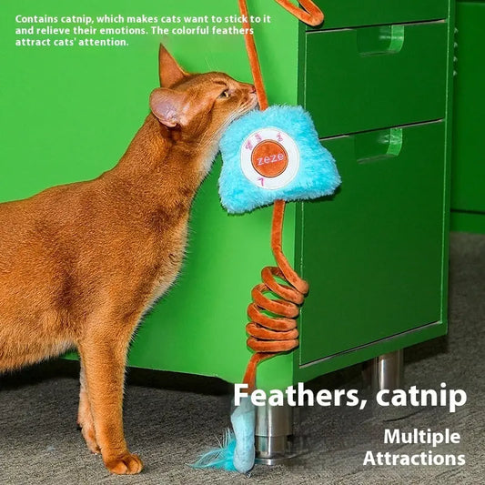 Springendes Katzenspielzeug mit Duft – Baldrian & Katzenminze Product vendor