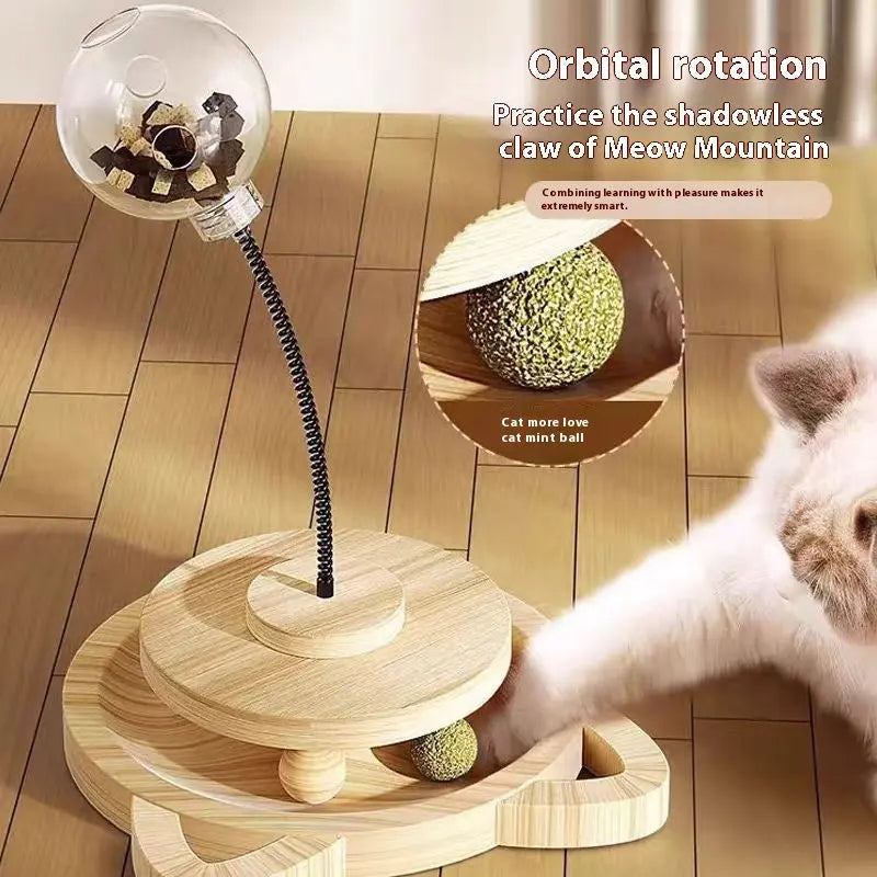 Holz-Katzenspielzeug mit Futterspender Product vendor