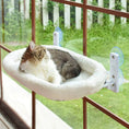 Bild in Galerie-Betrachter laden, Fenster Hängematte Für Katzen Weiches Katzenbett Mit Saugnäpfen Und Edelstahlrahmen Product vendor
