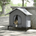 Bild in Galerie-Betrachter laden, Outdoor - Katzenhaus isoliert & wasserdicht – Winterfestes Katzenhaus mit Standfüßen - CagillyPaw e.U.
