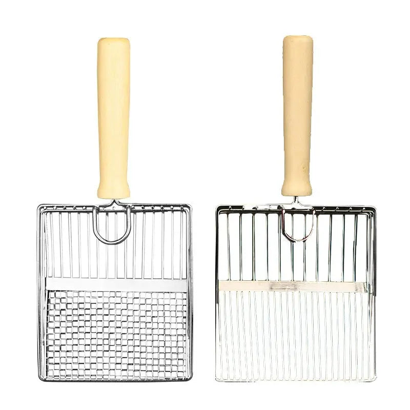 StahlPfote® – Metall Katzenstreuschaufel mit kleinen Löchern & Holzgriff | Für feine Klumpstreu & jede Katzentoilette Product vendor