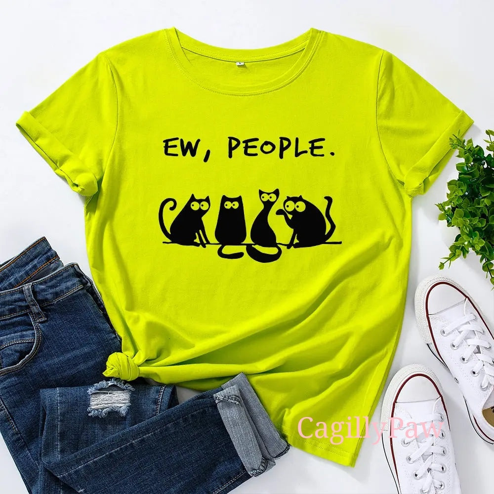 Katzen-Komplott: "Eeew, Menschen"-Shirt Product vendor