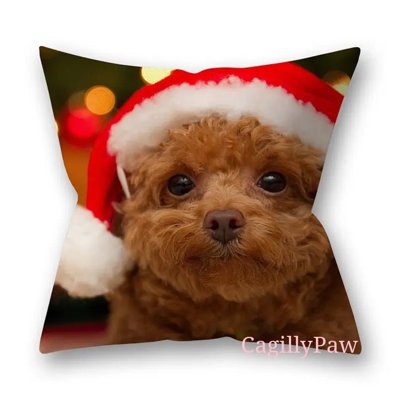 Pelziger Weihnachtsbezug Für Katzen Und Hunde Mit Stil - CagillyPaw e.U.