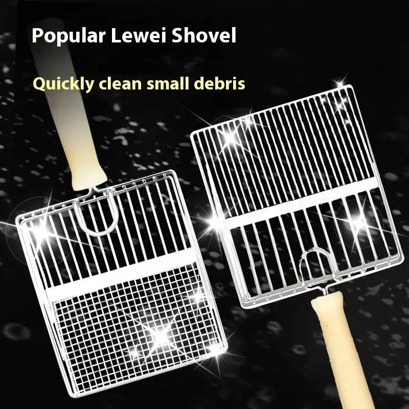 StahlPfote® – Metall Katzenstreuschaufel mit kleinen Löchern & Holzgriff | Für feine Klumpstreu & jede Katzentoilette Product vendor