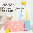 Bild in Galerie-Betrachter laden, Katzen-Plüsch Badewanne-Set Product vendor
