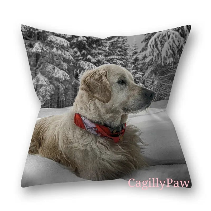 Pelziger Weihnachtsbezug Für Katzen Und Hunde Mit Stil - CagillyPaw e.U.