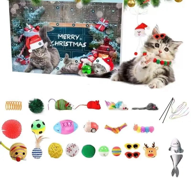 Katzen - Advents Kalender Weihnachten 2024 Für Spielspaß Zuhause - CagillyPaw e.U.