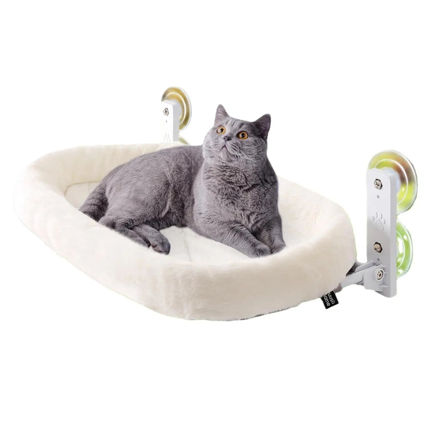 Fenster Hängematte Für Katzen Weiches Katzenbett Mit Saugnäpfen Und Edelstahlrahmen Product vendor