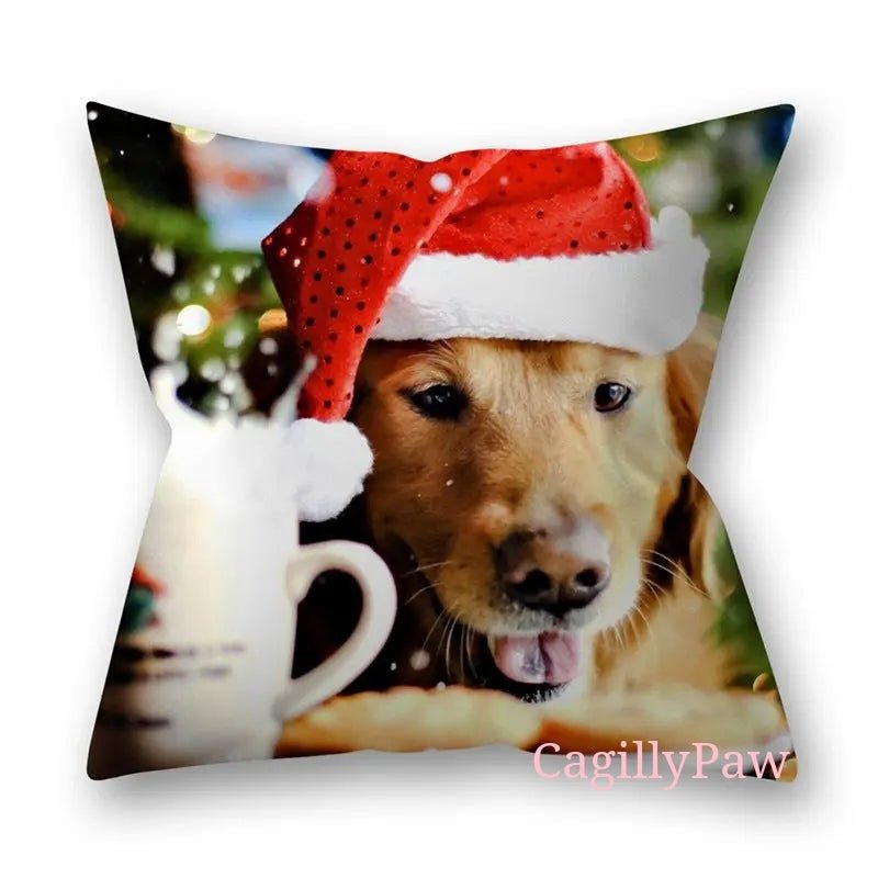 Pelziger Weihnachtsbezug Für Katzen Und Hunde Mit Stil - CagillyPaw e.U.