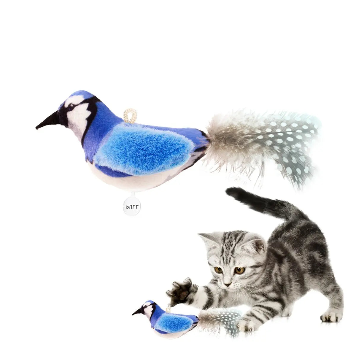 Flatterndes Vogel-Katzenspielzeug – Realistische Beute-Simulation Product vendor