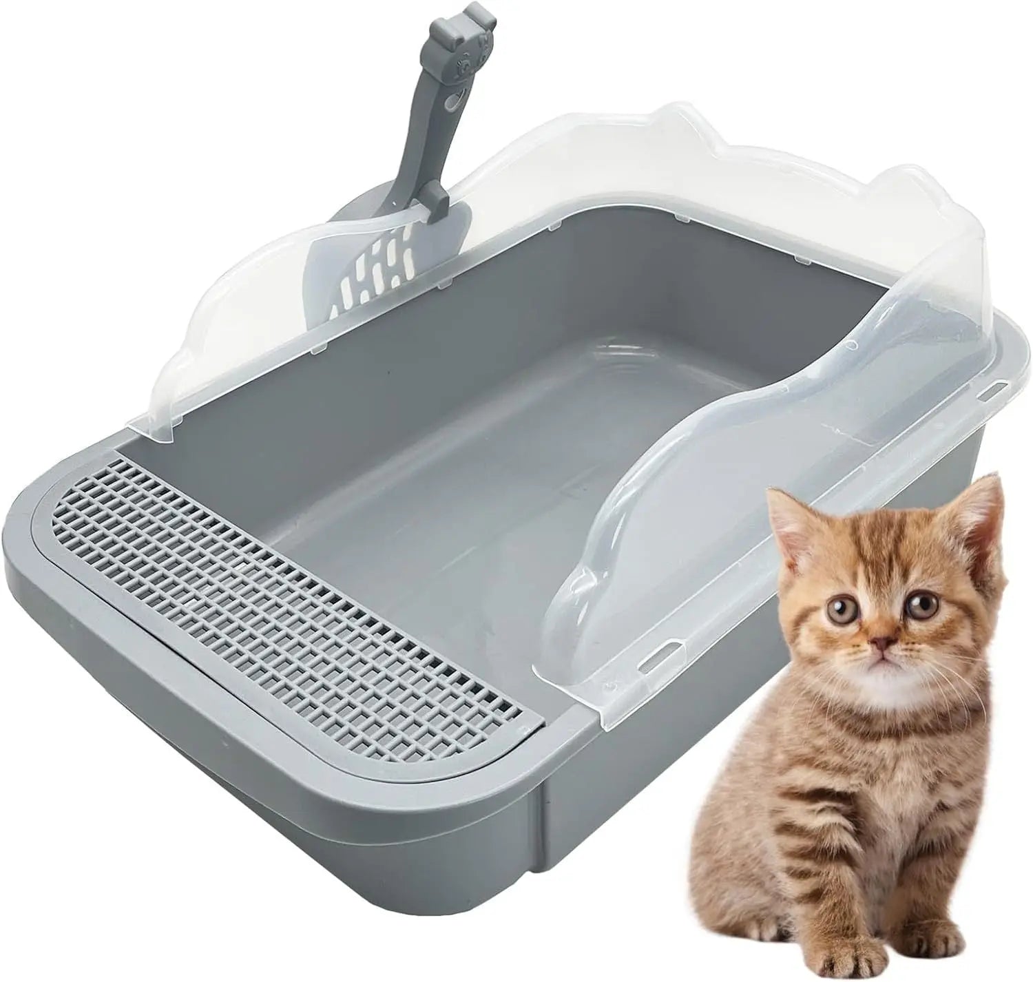 Katzenklo mit hohen Seiten und Gittergang Product vendor