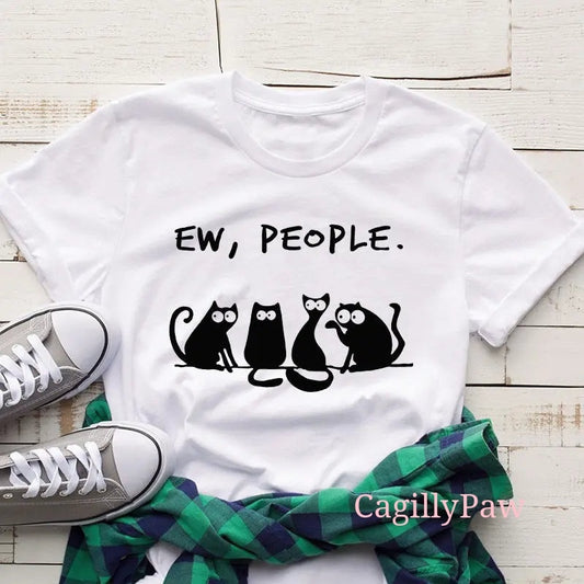 Katzen-Komplott: "Eeew, Menschen"-Shirt Product vendor
