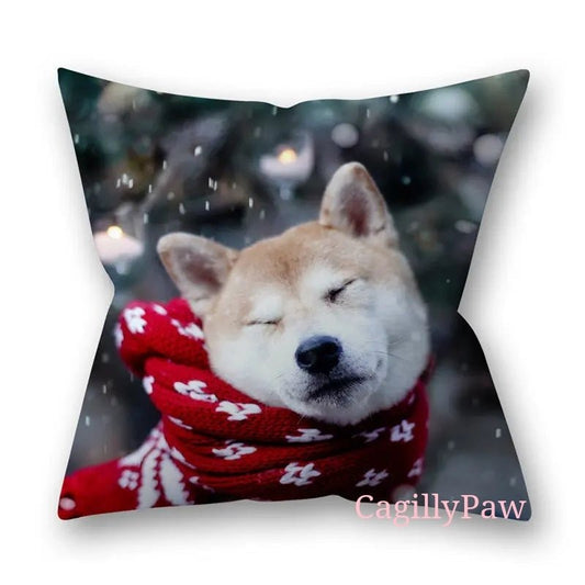 Pelziger Weihnachtsbezug Für Katzen Und Hunde Mit Stil - CagillyPaw e.U.