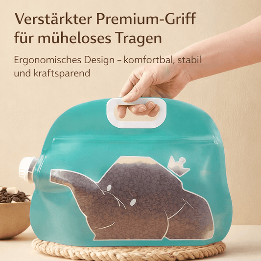 Katzen Futterbehälter luftdicht – Tragbarer Futterspender in 3 Größen - CagillyPaw e.U.