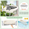 Bild in Galerie-Betrachter laden, Fenster Hängematte Für Katzen Weiches Katzenbett Mit Saugnäpfen Und Edelstahlrahmen Product vendor
