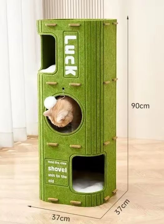 Kratzhaus aus Premium - Filz - CagillyPaw e.U.