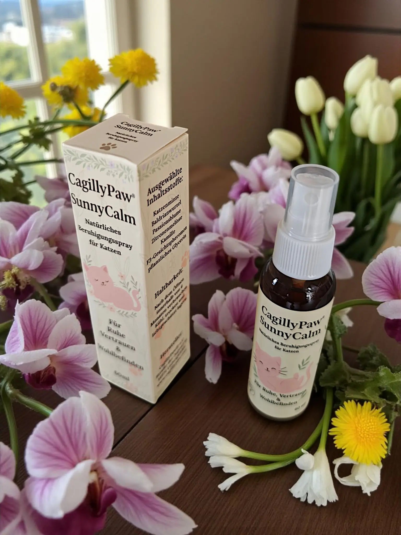 CagillyPaw® SunnyCalm – Natürliches Beruhigungsspray für Katzen Product vendor