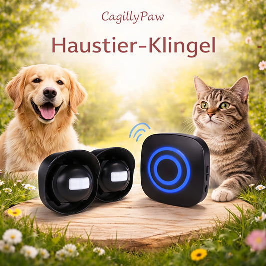 Naturecho - Drahtlose Haustier - Klingel für Haustiere und Gärten - CagillyPaw e.U.