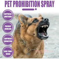 Bild in Galerie-Betrachter laden, Hand sprüht TierRuhe Spray auf einen Hund, um seine Nervosität zu lindern und ihn ruhiger zu machen

