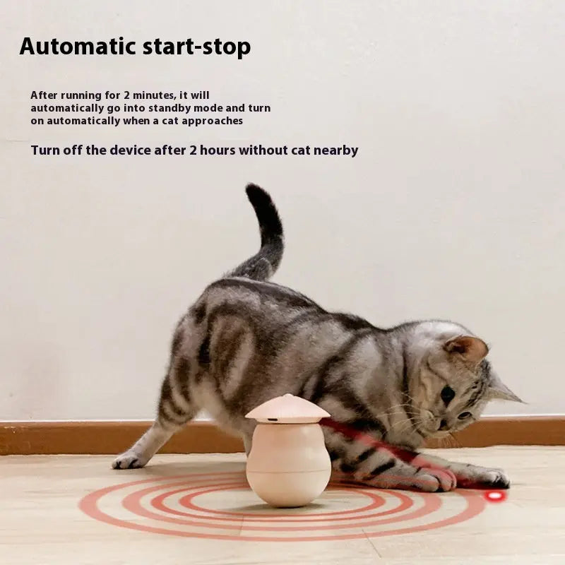 Intelligentes Laser-Katzenspielzeug in Pilzform – Elektrisch & Selbstschaukelnd Product vendor