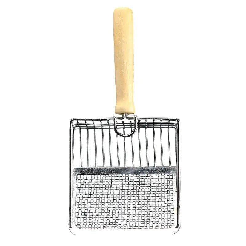 StahlPfote® – Metall Katzenstreuschaufel mit kleinen Löchern & Holzgriff | Für feine Klumpstreu & jede Katzentoilette Product vendor