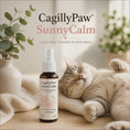 Video in Galerie-Betrachter laden und wiedergeben, CagillyPaw® SunnyCalm – Natürliches Beruhigungsspray für Katzen
