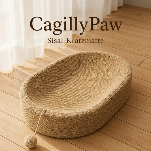 Sisal-Kratzmatte – Robust, Flach & Vielseitig Einsetzbar für Katzen CagillyPaw e.U.