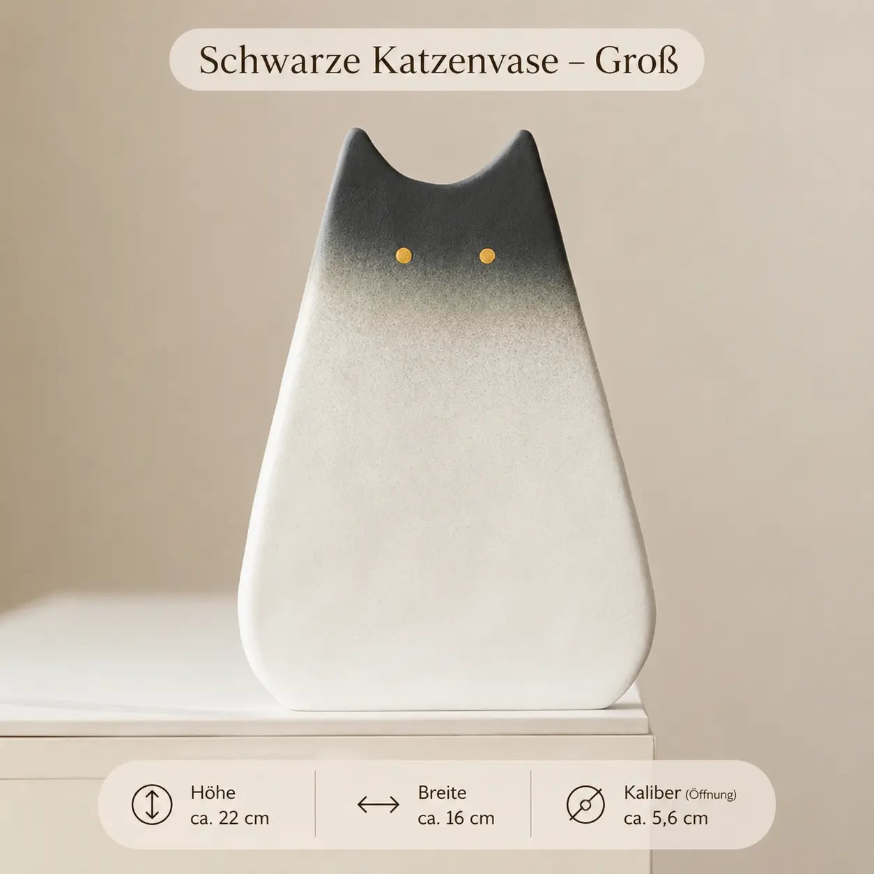Samtpfoten Vase Aus Porzellan In Pastoralischer Optik In Verschiedenen Größen Und Farben CagillyPaw e.U.