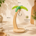 Bild in Galerie-Betrachter laden, Cross-border New Wooden Banana Rack Household Storage Rack Living Room Fruit Storage Rack Artificial Leaf Fruit Vertical Rack CagillyPaw e.U.
