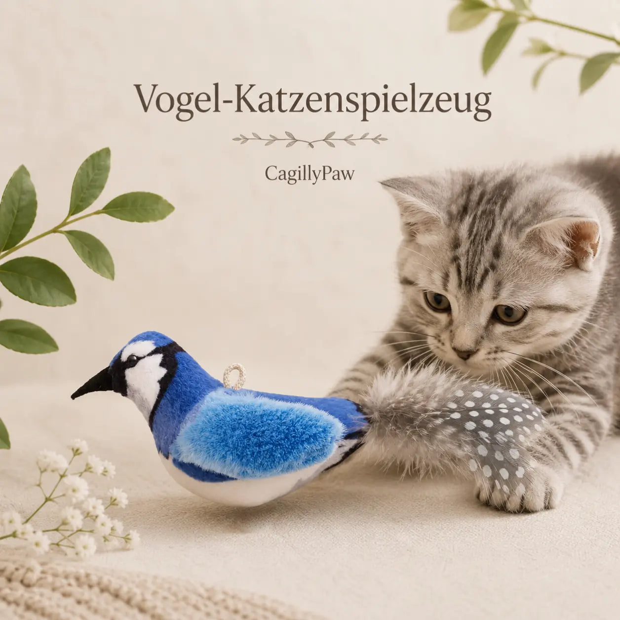 Vogel-Katzenspielzeug kaufen – mit realistischer Beute-Simulation CagillyPaw e.U.