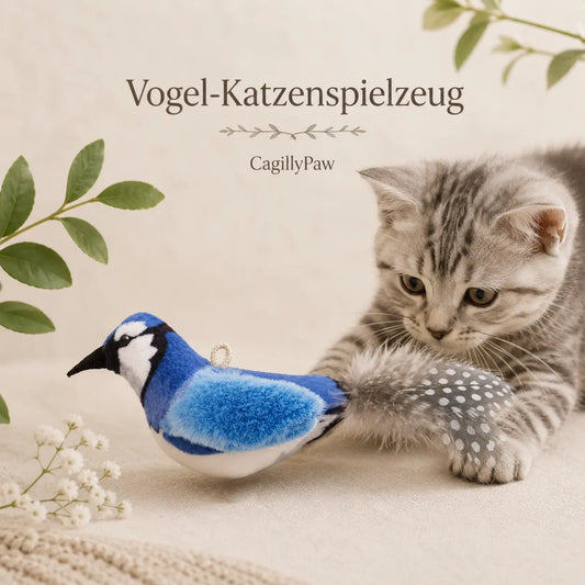 Vogel-Katzenspielzeug kaufen – mit realistischer Beute-Simulation CagillyPaw e.U.