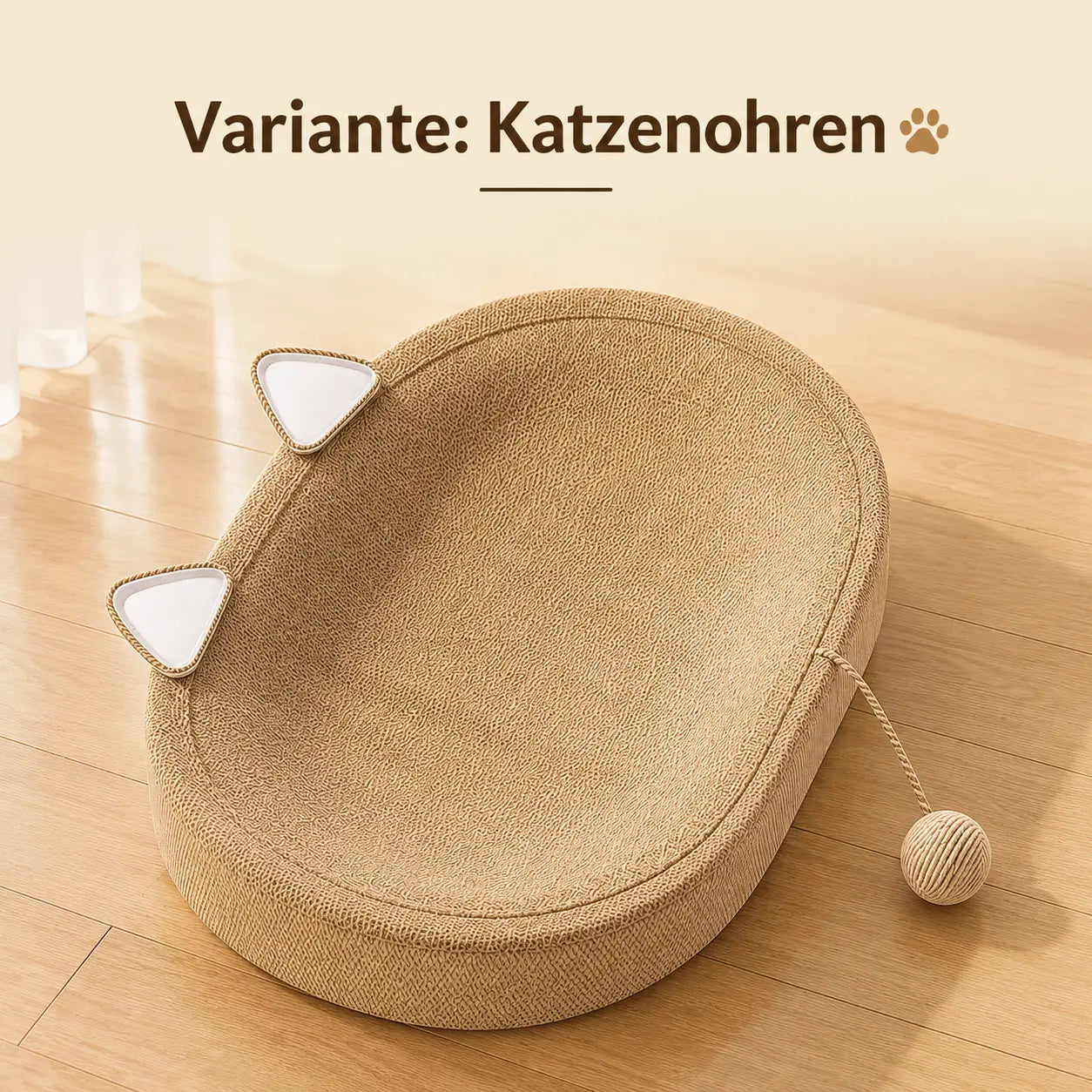 Sisal-Kratzmatte – Robust, Flach & Vielseitig Einsetzbar für Katzen CagillyPaw e.U.