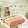 Bild in Galerie-Betrachter laden, Flauschige Katzen-Minz-Raupe kaufen – Spielspaß für Ihre Katze CagillyPaw e.U.
