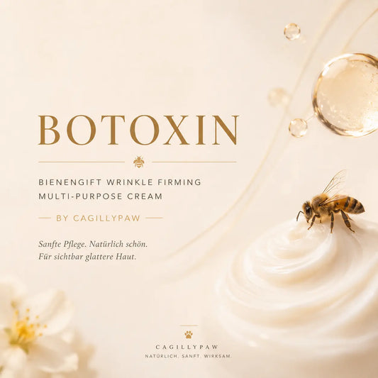 BOTOXIN® – Faltenreduzierende Gesichtscreme mit Bienengift für Katzenmamas CagillyPaw e.U.