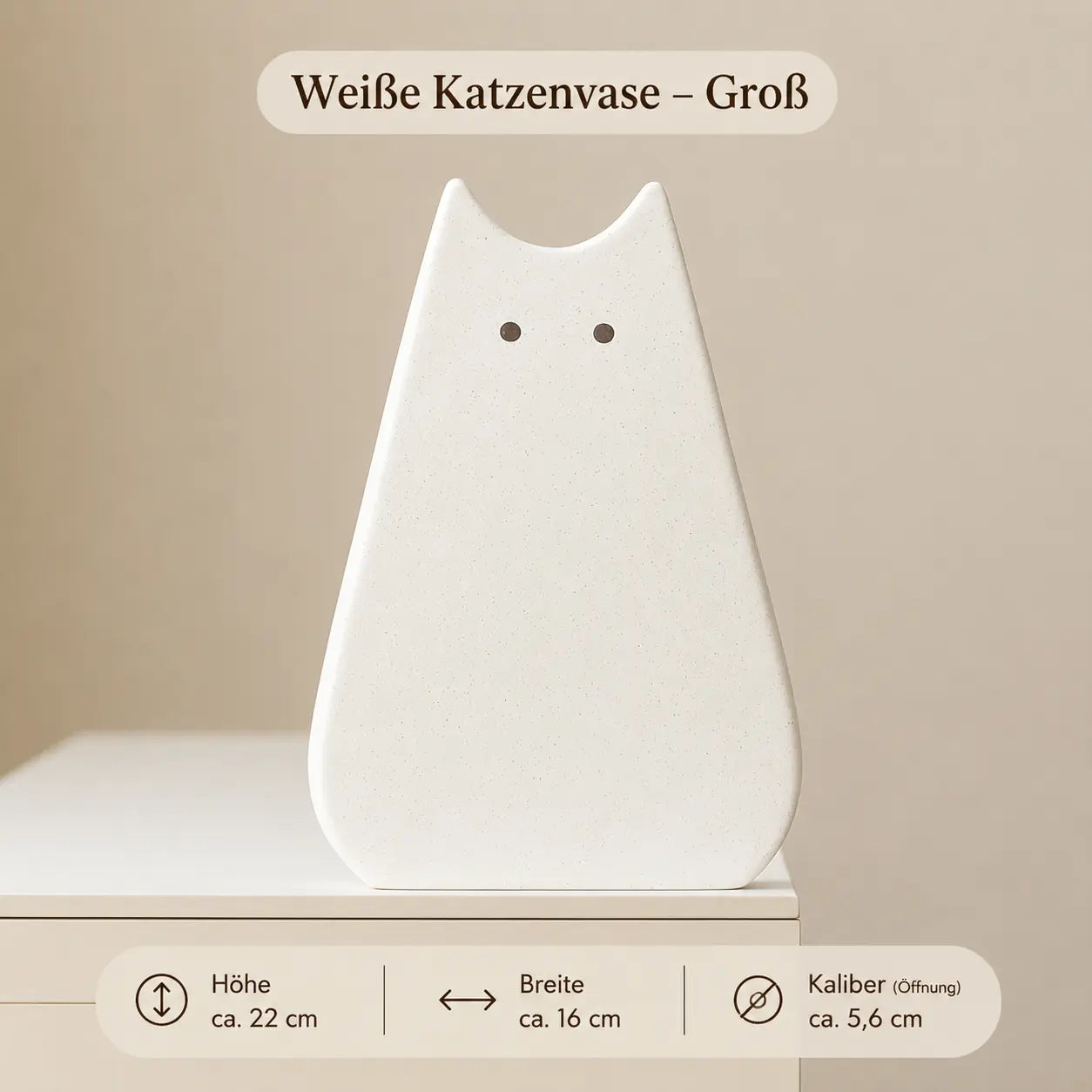 Samtpfoten Vase Aus Porzellan In Pastoralischer Optik In Verschiedenen Größen Und Farben CagillyPaw e.U.