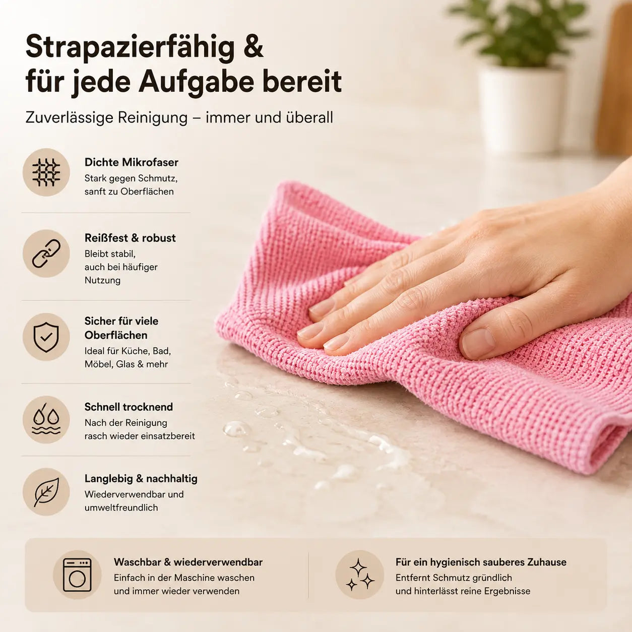 Kitchen Cleaning Lazy Rag, Tear-Off Roll-Type Disposable Cleaning Cloth, Cross-Border Housekeeping Cleaning Special Absorbent Towel CagillyPaw e.U.