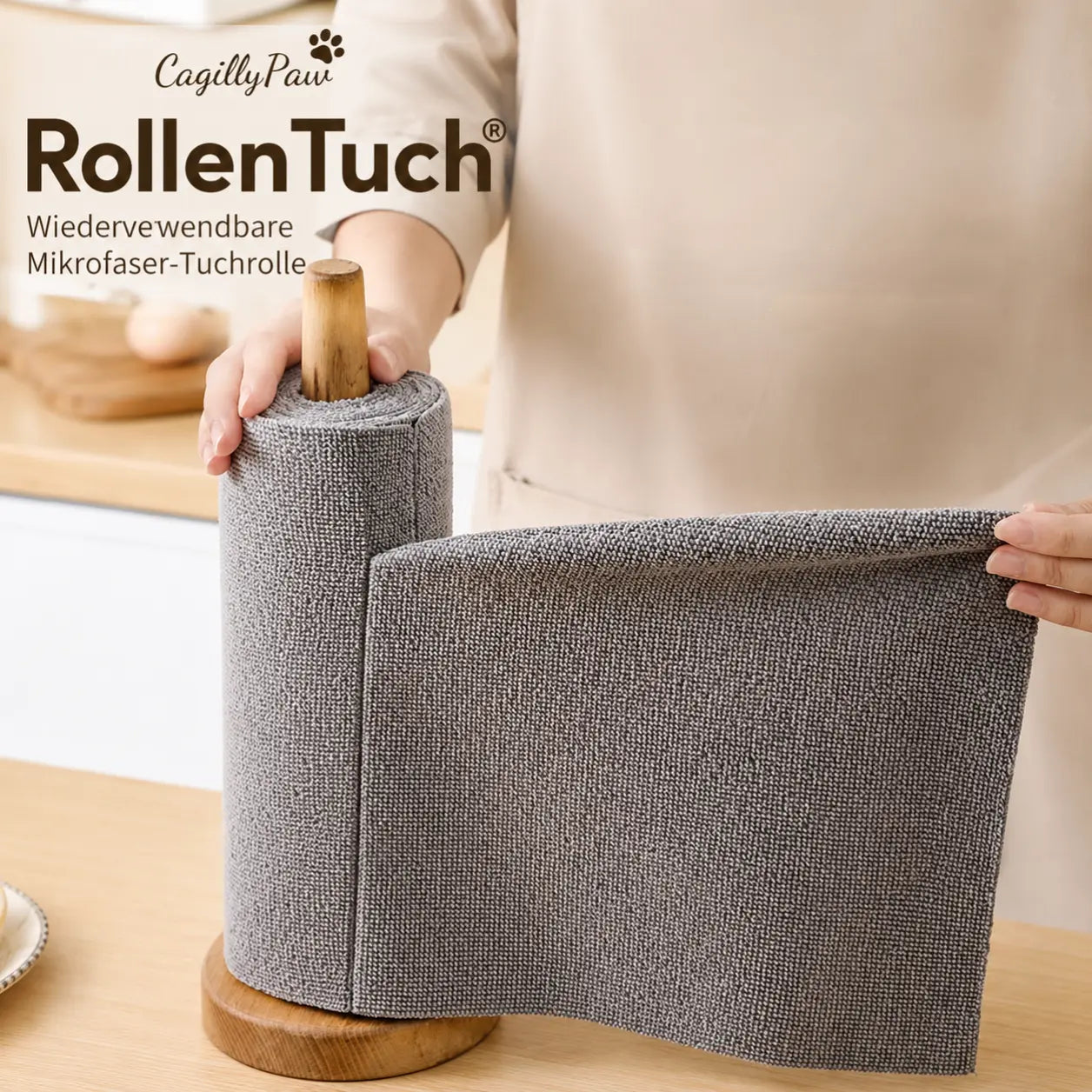 Kitchen Cleaning Lazy Rag, Tear-Off Roll-Type Disposable Cleaning Cloth, Cross-Border Housekeeping Cleaning Special Absorbent Towel CagillyPaw e.U.